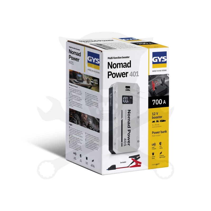 Akkumulátor bikázó-indító (starter) Lithium Nomad 350/700A, 12V