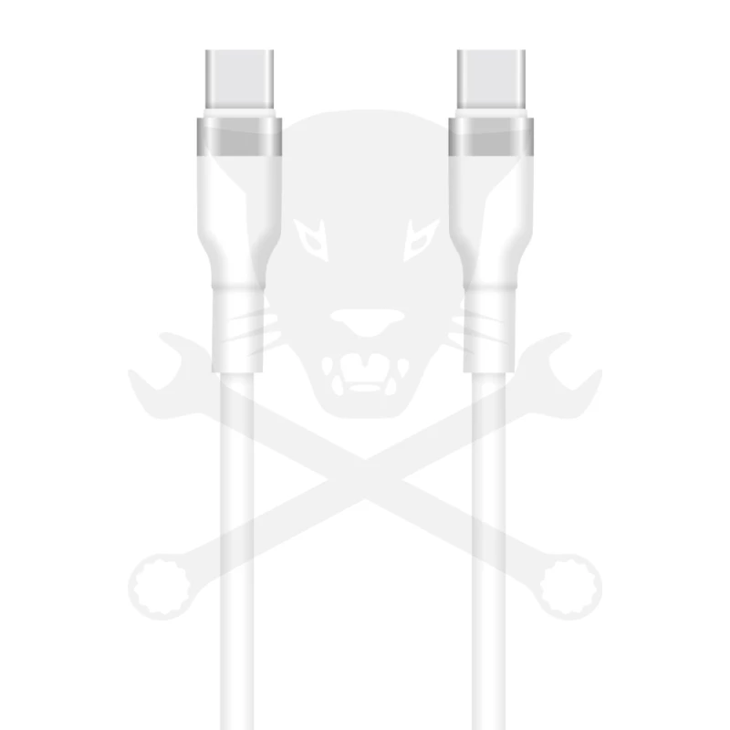 USB töltőkábel - C / C - fehér 3A - 1m - SETTY