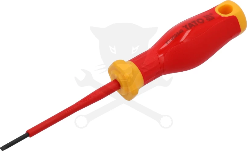 Csavarhúzó szigetelt lapos 2,5x 75 mm VDE 1000V - Slim - Yato