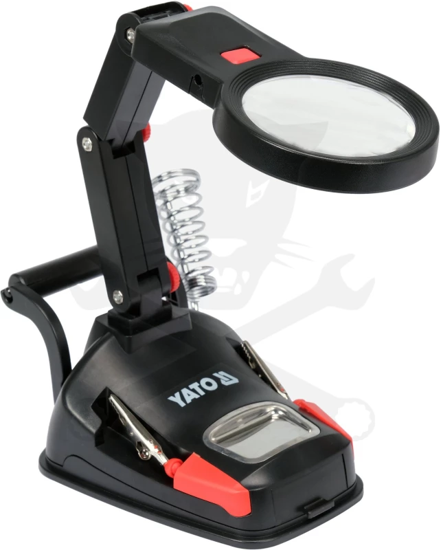 Panel tartó + nagyító - harmadik kéz - Yato