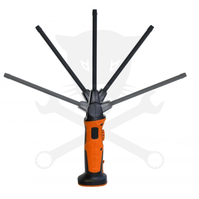 Szerelőlámpa LED COB ledes "SLIM" akkus USB mágneses, dönth.- SP Tools