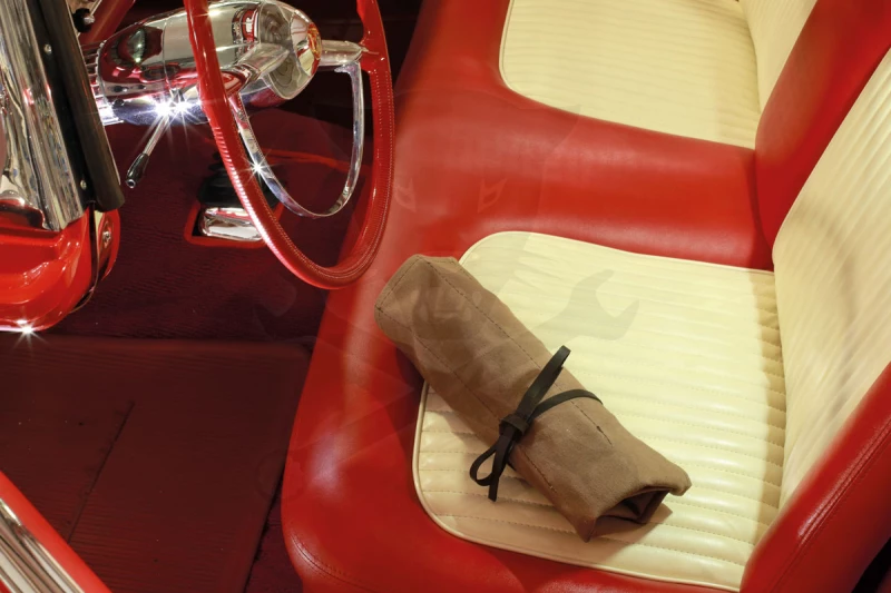 Villáskulcstartó, zsebes, feltekerhető, vászon 14 részes