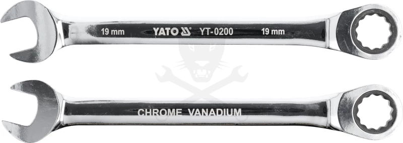 Csillag-villás racsnis 19-es - YATO