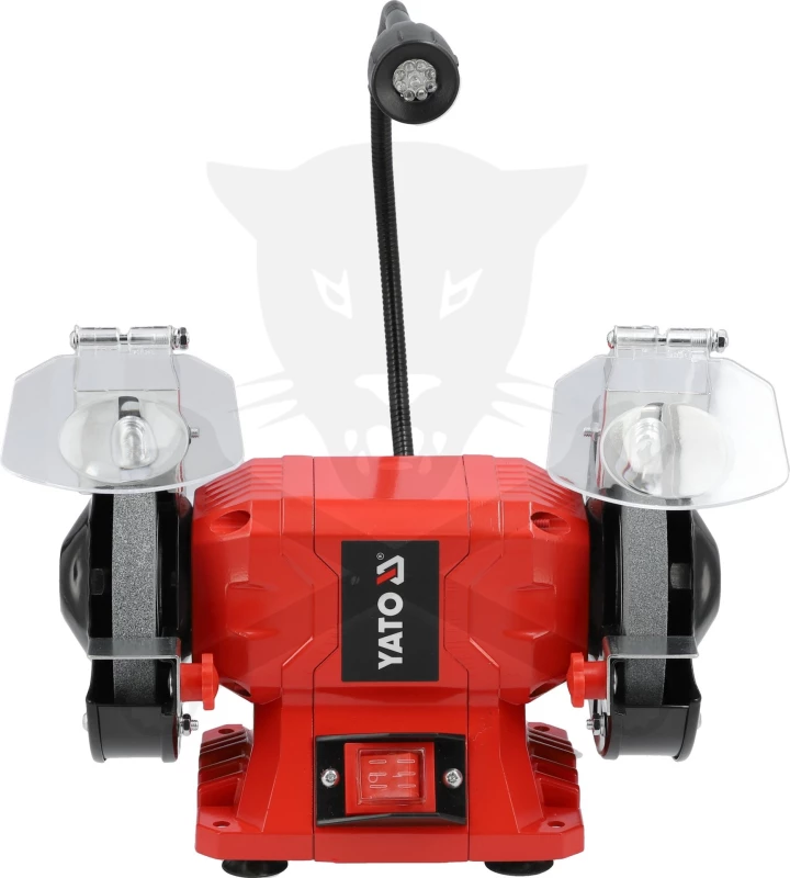 Kettős köszörű, 250 W 150 mm, géplámpával - Yato