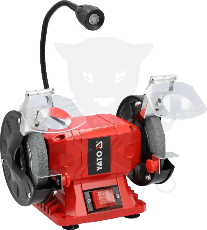 Kettős köszörű, 250 W 150 mm, géplámpával - Yato