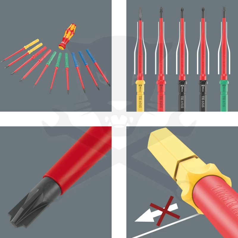Csavarhúzó készlet szigetelt VDE 1000V 26 db-os készlet - Wera