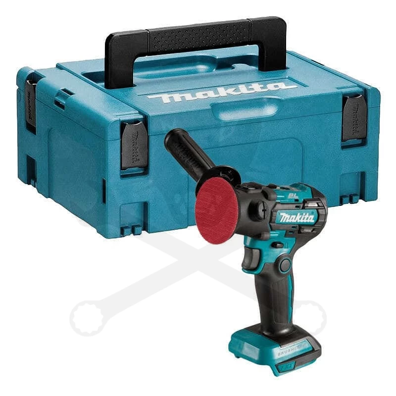 Polírozógép 18 V - 50 / 80 mm akku nélkül + koffer - Makita -