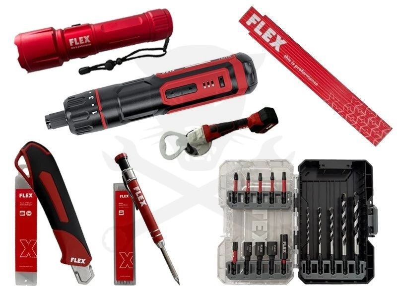 Karácsonyi szerszámkészlet ADVENTI KALENDÁRIUM XMAS 2025 - FLEX