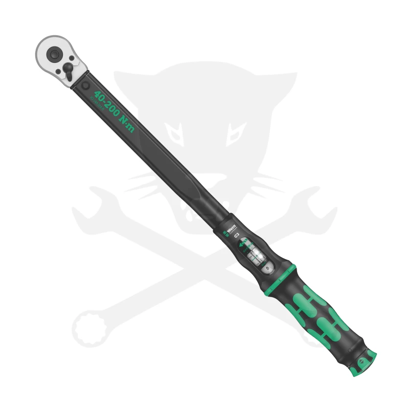 Nyomatékkulcs 40-200 Nm 1/2" - jobbos - Wera