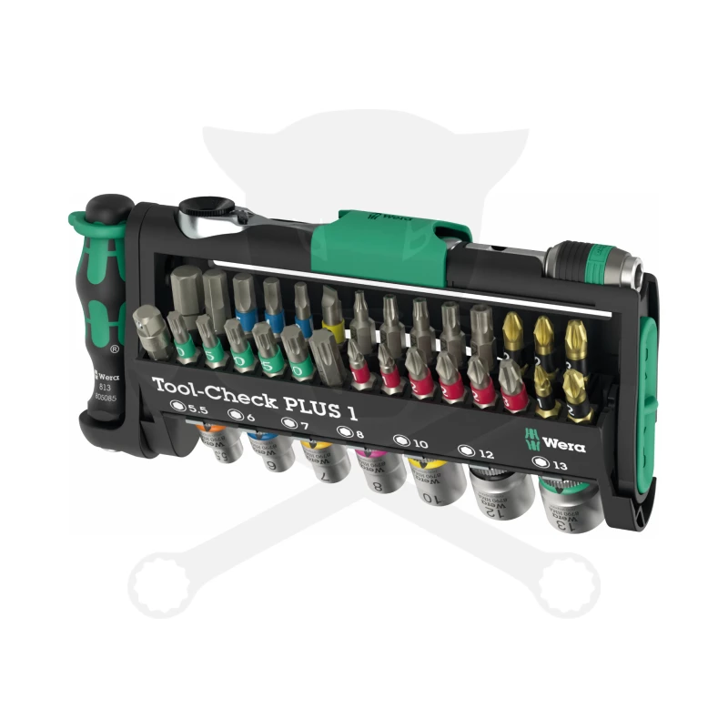 Csavarhúzó bit készlet 39 db-os - metrikus - Tool-Check Plus 1 - Wera