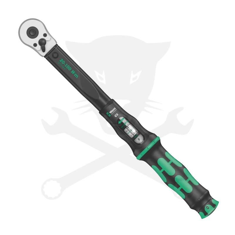 Nyomatékkulcs 20-100 Nm 1/2" - jobbos - Wera