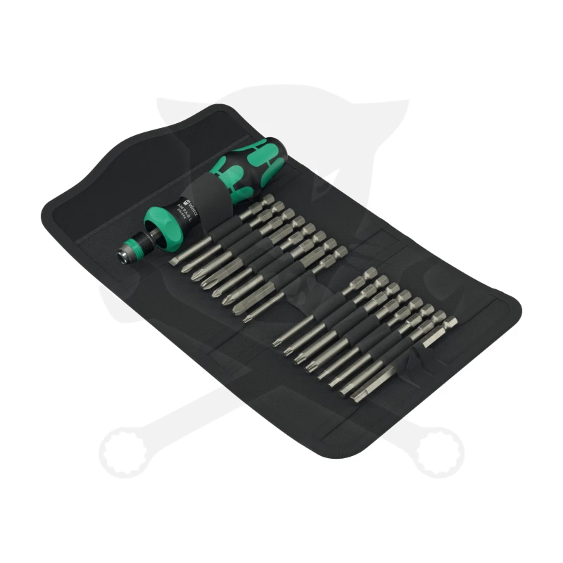 Csavarhúzó készlet 17 részes, 1/4" cserepengékkel 60 RA-R 1 - Wera