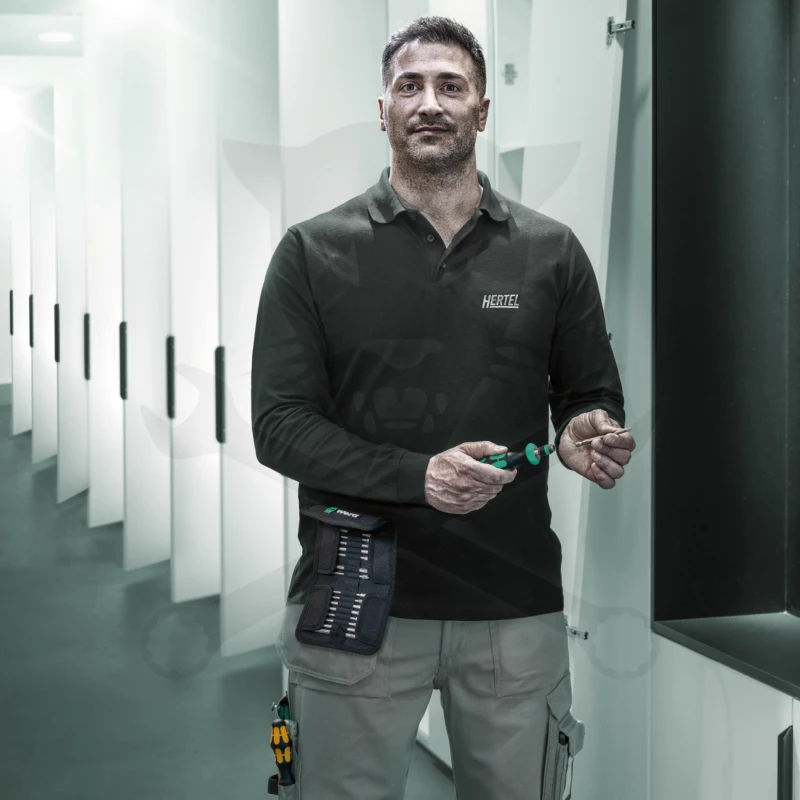 Csavarhúzó készlet 17 részes, 1/4" cserepengékkel 60 RA-R 1 - Wera