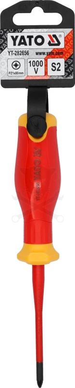 Csavarhúzó szigetelt PZ1x 80 VDE 1000V - Slim - Yato