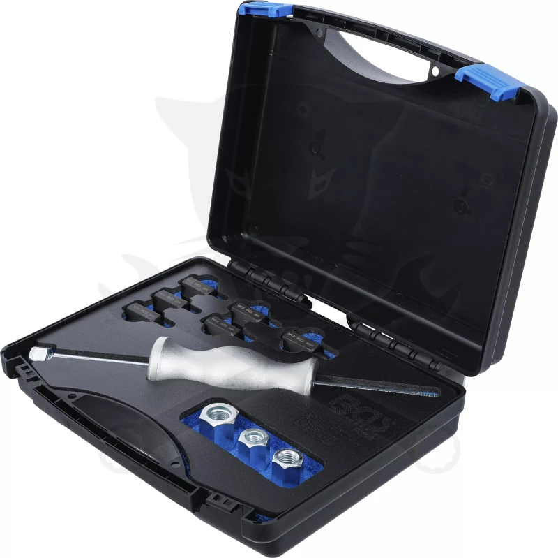 Csúszókalapács készlet menetes adapterekkel 12 részes