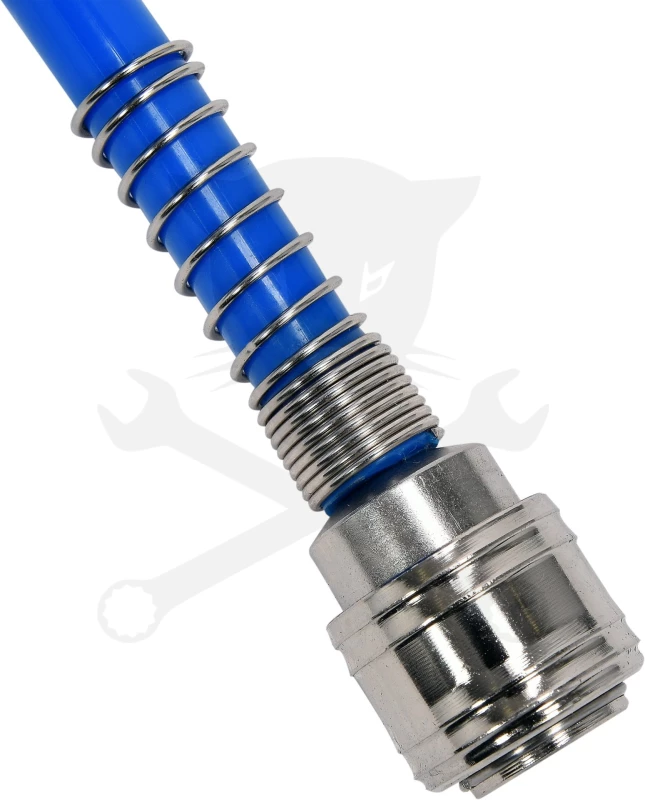 Levegőcső spirál 5 m kék - szerelt 8 mm / 5 mm PU - Yato