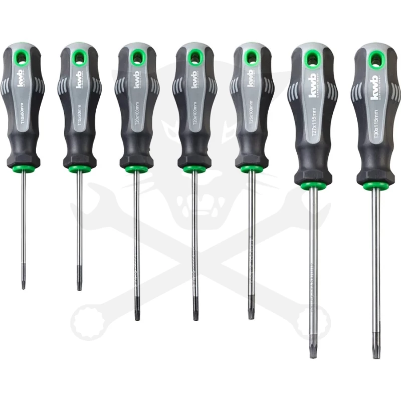 Csavarhúzó készlet torx 6 részes KWB Professional CrV