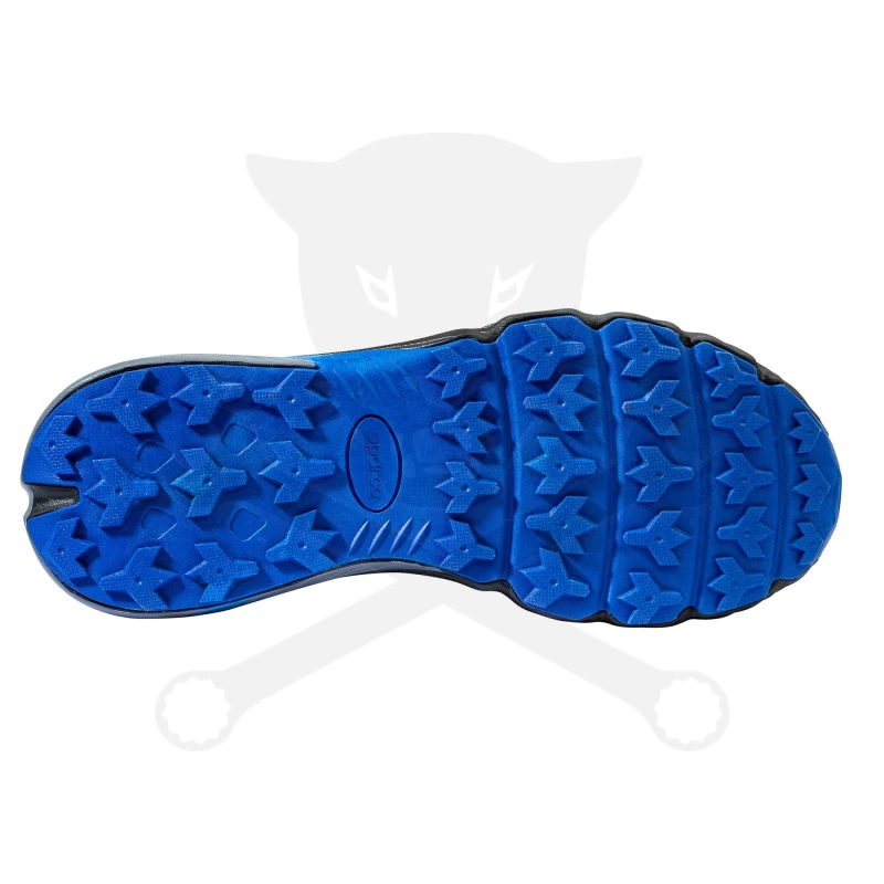 Munkacipő orrvédelem nélküli SPARCO - S-Park GAP O1 SR FO HRO Fekete-Kék 45