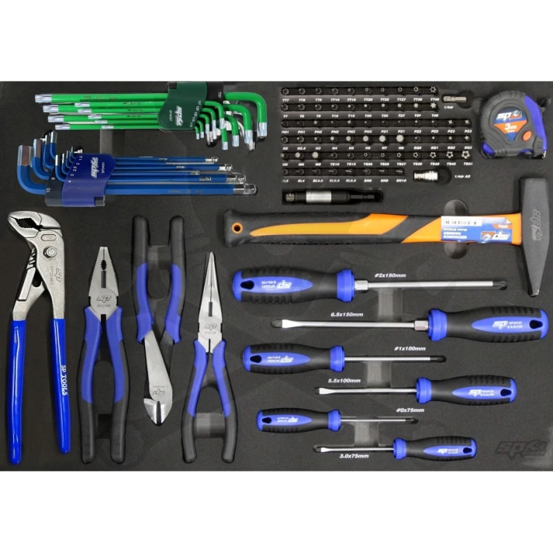 Műhelybútor SP SERIES Szett: 2640x2000x460 mm + FA + SZÜRKE + 268DB