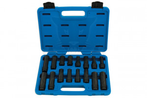 Kerékőr leszedő készlet speciális 16 db-os 5-6-7-8-9-10-12 szögű - Laser