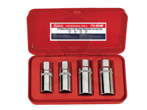 Tőcsavar ki- és behajtó készlet M6-M12 mm 4 db-os Genius