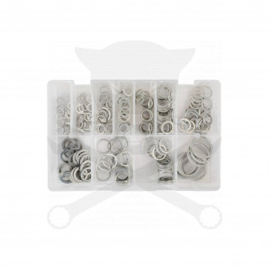 Alátét készlet 260 részes - Metrikus- Alumínium - Connect