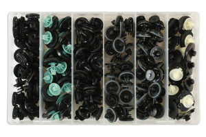 Műanyag patent készlet VAG-Group-Toyota 25.0 x 10.0 x 7.0 mm 110 db