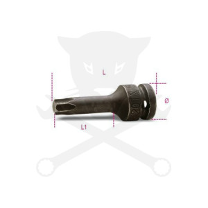 Légkulcsfej torx 1/2" 55-ös BETA (720TX/55)
