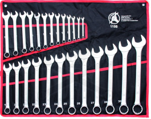 Csillag-villáskulcs készlet 25 db-os 6-32 mm - Kraftmann