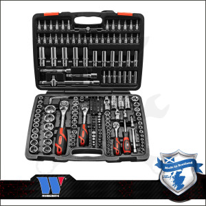 Szerszámkészlet 191 részes 1/4" - 3/8" - 1/2" - Welzh