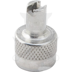 Szelepsapka fém - szelepcsavarhúzós kivitel