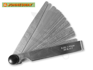 Hézagmérő készlet 20 lapos 0,05 - 1,0 mm - Jonnesway