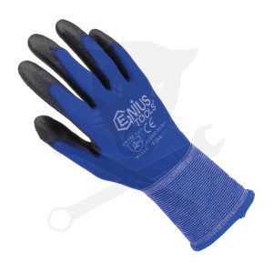 Kesztyű - szerelőkesztyű - Genius kék L-es 09-es