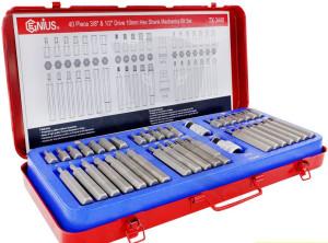 Torx-imb.- spline bit készlet 40 db Genius