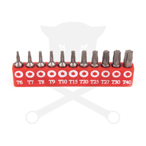 Bit készlet 11 db-os torx Genius