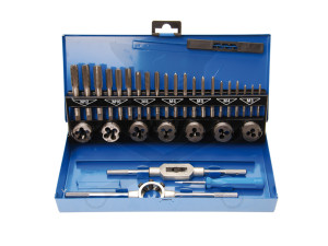 Menetfúró és menetmetsző készlet metrikus M3-M12 - 32 db-os BGS