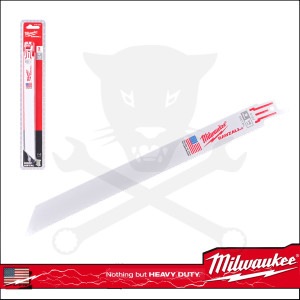 Fűrészlap kardfűrészhez, fémre 230 mm 14 TPI BiM-Co 5 db-os készlet Milwa