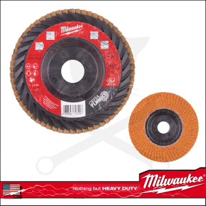 Csiszolótányér, lamellás kerámia CERA TURBO 125 mm P80 Milwaukee