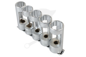 Lengéscsillapító spec. dugókulcs készlet 5 db-os 18-19-21-22-24 mm 1/2"
