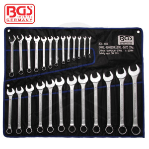 Csillag-villáskulcs készlet 25 db-os 6-32 mm - BGS