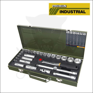 Dugókulcs készlet 1/2" 6 lap 8-34 mm 29 db-os PROXXON