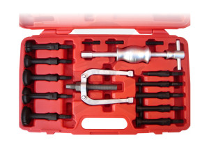 Csapágylehúzó készlet csúszókalapáccsal, belső 8-58 mm -ipari- Ellient