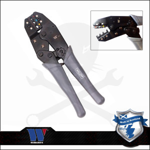 Fogó, saruzó - racsnis - szigetelt csúszósarura DIN 0.5 - 6.0 mm2 -