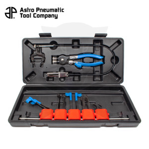 Bilincsfogó készlet flexibilis szárral 7 db cserélhető fejjel. - Astro