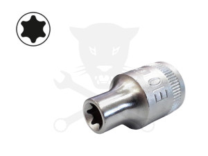 Dugókulcs - crowafej 3/8" belső torx E10 Genius