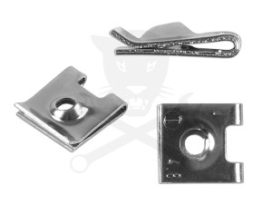 Fém lemezanya"U" készlet 50db 16,0x14,7x4,8 mm - VAG/BMW/Mercedes