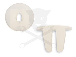 Műanyag patent készlet benyomós,Toyota 10 db-os