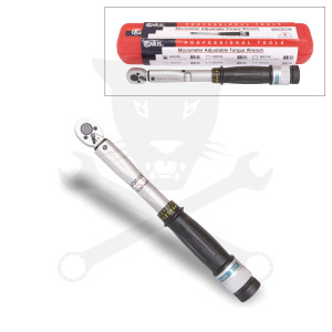 Nyomatékkulcs 6-30 Nm 1/4" - kalibrálva - Genius