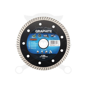 Vágókorong, gyémánt 125x22.2 mm TURBO vékony - Graphite