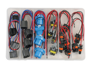 Csatlakozó készlet - Ford és GM fényszóró csatlakozó +vezeték- 24r.